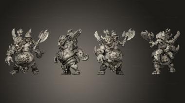 Military figurines Grum troll of the abyss 3d model