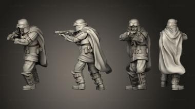 Military figurines grunge reg fem 2 3d model