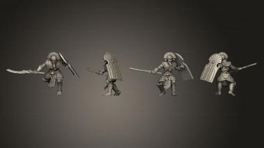 Military figurines Guard 2 Sword 3d model