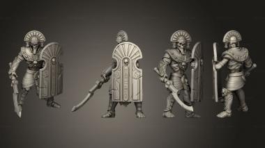 Military figurines Guard 3 Sword 3d model