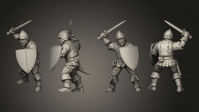 Military figurines (Guard BUILT 02, STKW_7096) 3D models for cnc