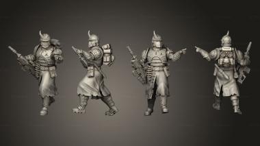 Military figurines Guardsmen Heavy Blaster Rifles 05 3d model