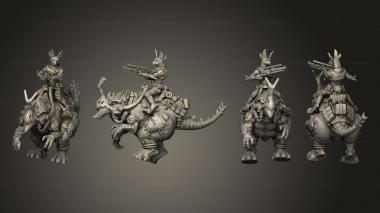 Military figurines Gunner Beasts 1 Sniper 3d model