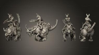 Military figurines Gunner Beasts 3 Sniper 3d model