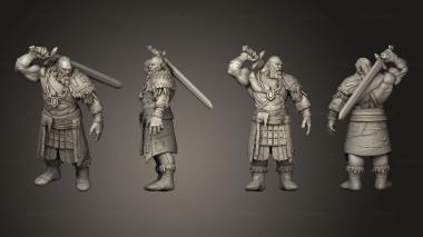 Military figurines Half Large 3d model