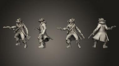 Military figurines Half Orc Gunslinger 2 1 3d model