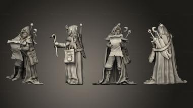 Military figurines Halfling Rogue Contract 3d model