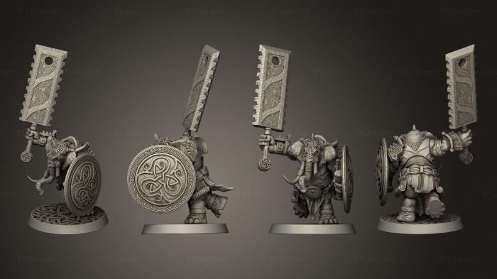 Military figurines (Hanno Flatslap, STKW_7299) 3D models for cnc