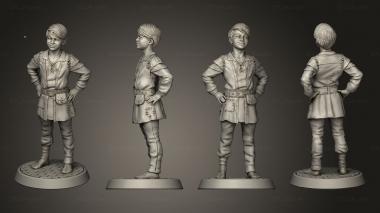 Military figurines Hansel 3d model