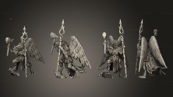Military figurines (Harbinger 1 Hammer Spear, STKW_7307) 3D models for cnc
