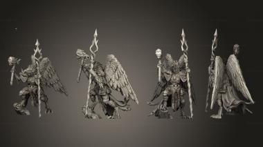 Military figurines Harbinger 1 Hammer Spear 3d model