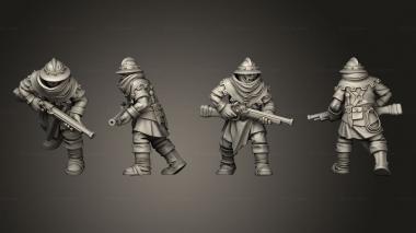 Military figurines Harrowtale Handgunner 3d model