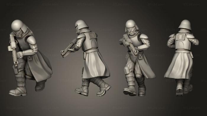 Military figurines (Harsh Weather Gear Trooper Squad Pose 3, STKW_7328) 3D models for cnc