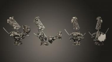 Military figurines Hatori Hanzo 3d model
