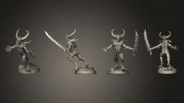 Military figurines Hatred Lesser Fiend Pose 3 3d model