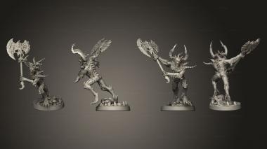 Military figurines Hatred Lesser Fiend Pose 5 3d model