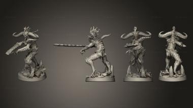 Military figurines Hatred Lesser Fiend Pose 9 3d model