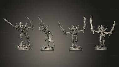 Military figurines Hatred Lesser Fiend Pose 10 3d model