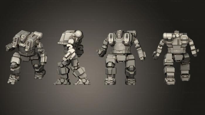 Military figurines (HBK 4 SP, STKW_7347) 3D models for cnc