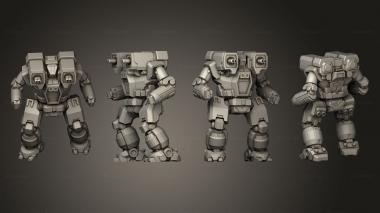 Military figurines HBK IIC 4 3d model