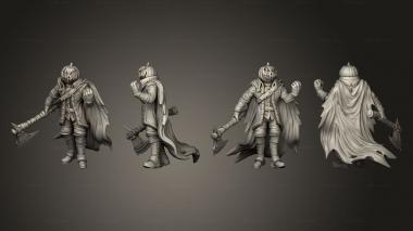 Military figurines Headless Horseman 04 3d model