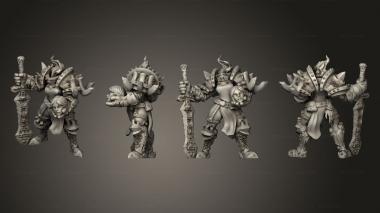 Military figurines Headless Warrior Dullahan 3d model