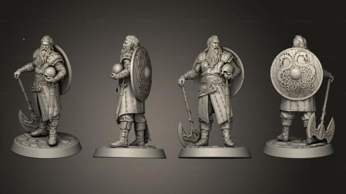 Military figurines (Headsplitter 2, STKW_7357) 3D models for cnc