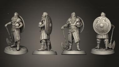 Military figurines Headsplitter 2 3d model