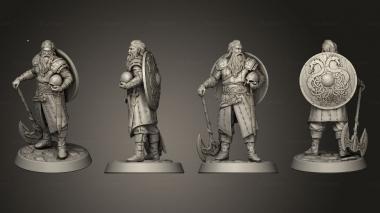 Military figurines Headsplitter Base 3d model