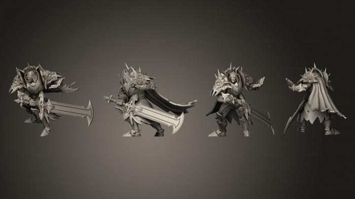 Military figurines (Heavenly Guard Holy Book Large, STKW_7364) 3D models for cnc