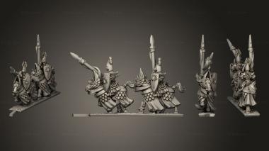 Military figurines heavy cavalry 01 3d model