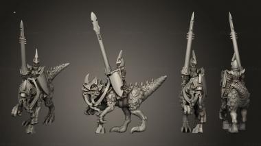 Military figurines heavy cavalry 09 3d model