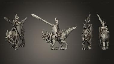 Military figurines heavy cavalry 11 3d model