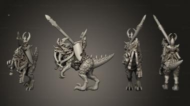 Military figurines heavy cavalry 12 3d model