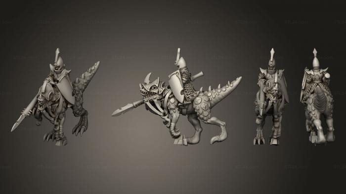 Military figurines (heavy cavalry 13, STKW_7379) 3D models for cnc