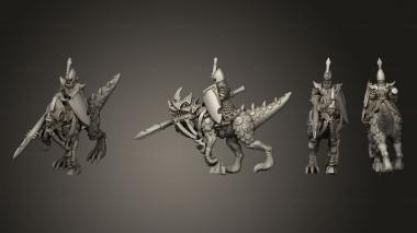 Military figurines heavy cavalry 13 3d model