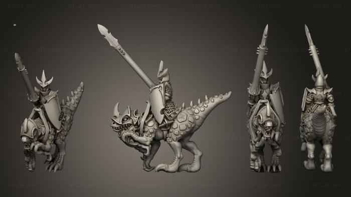 Military figurines (heavy cavalry 15, STKW_7381) 3D models for cnc