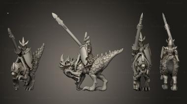 Military figurines heavy cavalry 15 3d model