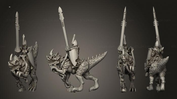 Military figurines (heavy cavalry 16, STKW_7382) 3D models for cnc