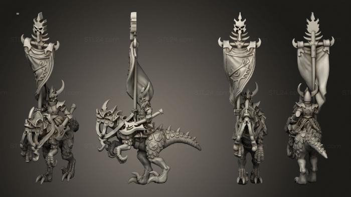Military figurines (heavy cavalry 17, STKW_7383) 3D models for cnc