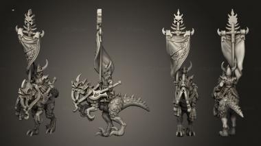 Military figurines heavy cavalry 17 3d model