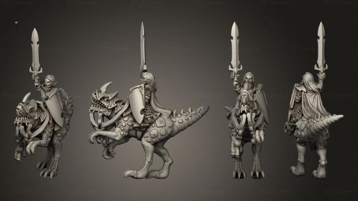 Military figurines (heavy cavalry 21, STKW_7386) 3D models for cnc