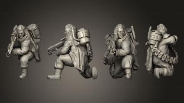 Military figurines Heavy Guardian 3d model