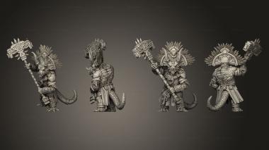 Military figurines Heavy guards Guard A Weapon 3d model