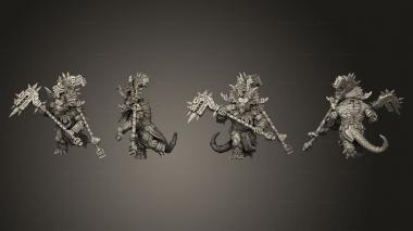 Military figurines Heavy guards 3d model