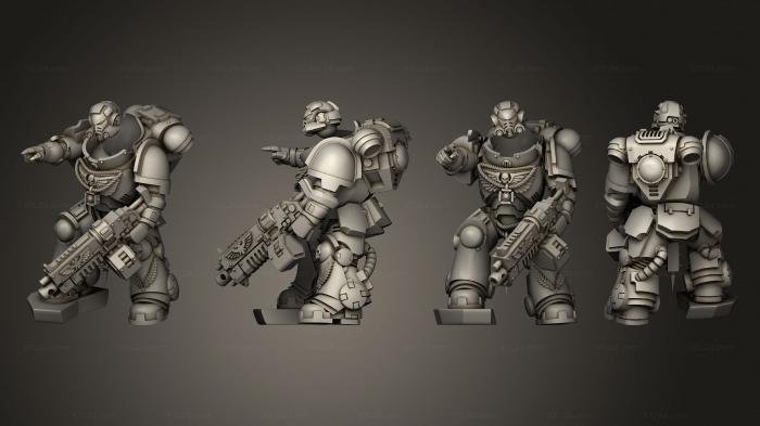 Military figurines (HEAVY INTERCESORS 07, STKW_7401) 3D models for cnc