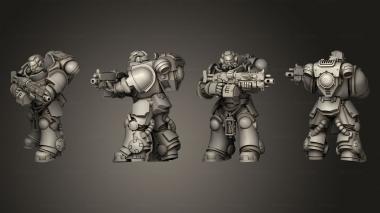 Military figurines HEAVY INTERCESORS 08 3d model