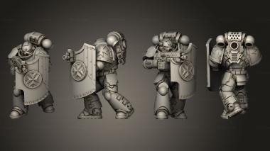 Military figurines HEAVY INTERCESORS 15 3d model