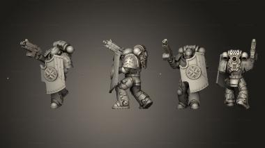 Military figurines HEAVY INTERCESORS 16 3d model