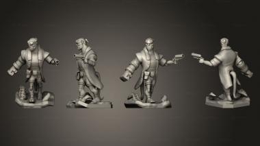 Military figurines Hellboy 3d model